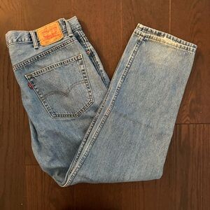 Levi's Light Blue Straight Jeans